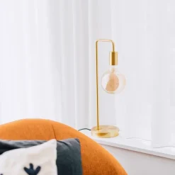 Art Deco tafellamp messing - Facil