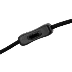 Art deco tafellamp zwart met smoke glas 45,5 cm - Pallon