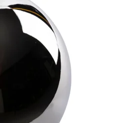 Art deco tafellamp zwart met smoke glas - Pallon