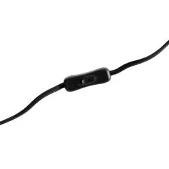 Art deco tafellamp zwart met smoke glas 23 cm - Kevin