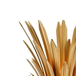 Art Deco vloerlamp goud met zwart - Wesley