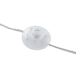 Art Deco vloerlamp messing met helder glas 2-lichts - Rid