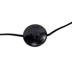 Art Deco vloerlamp messing met roze glas - Bliss