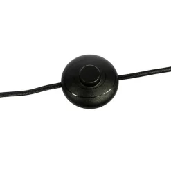 Art deco vloerlamp zwart en goud met smoke glas 3-lichts - Vidro