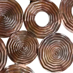 Art Deco wandlamp koper 138 cm - Circles