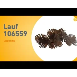 Art Deco wandlamp koper 105 cm 2-lichts - Lauf