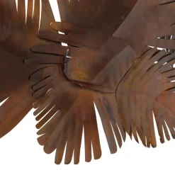 Art Deco wandlamp koper 105 cm 2-lichts - Lauf