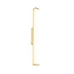 Badkamer wandlamp messing 62 cm incl. LED IP44 - Cascada