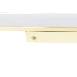 Badkamer wandlamp messing 92 cm incl. LED IP44 - Cascada