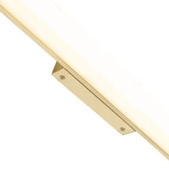 Badkamer wandlamp messing 92 cm incl. LED IP44 - Cascada