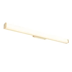 Badkamer wandlamp messing 92 cm incl. LED IP44 - Cascada