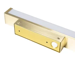 Badkamer wandlamp messing 32 cm incl. LED IP44 - Cascada