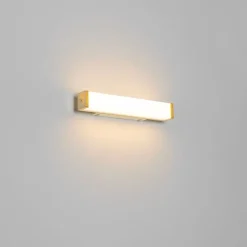 Badkamer wandlamp messing 32 cm incl. LED IP44 - Cascada