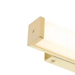 Badkamer wandlamp messing 32 cm incl. LED IP44 - Cascada