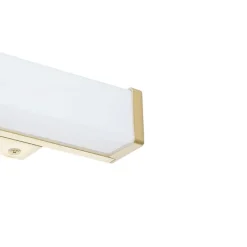 Badkamer wandlamp messing 32 cm incl. LED IP44 - Cascada