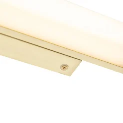 Badkamer wandlamp messing 32 cm incl. LED IP44 - Cascada