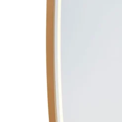 Badkamerspiegel goud incl. LED met touch dimmer ovaal - Miral