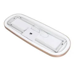 Badkamerspiegel rosé goud incl. LED en touch dimmer - Geraldien