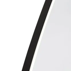 Badkamerspiegel zwart incl. LED met touch dimmer ovaal - Miral
