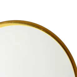 Badkamerspiegel zwart met goud incl. LED en touch dimmer - Pim