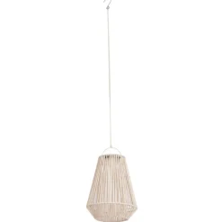 Bohemian tafellamp beige incl. LED 3-staps dimbaar IP54 solar oplaadbaar - Duca