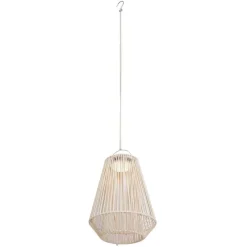 Bohemian tafellamp beige incl. LED 3-staps dimbaar IP54 solar oplaadbaar - Duca