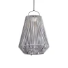 Bohemian tafellamp grijs incl. LED 3-staps dimbaar IP54 solar oplaadbaar - Duca