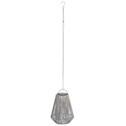 Bohemian tafellamp grijs incl. LED 3-staps dimbaar IP54 solar oplaadbaar - Duca