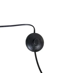 Booglamp messing en zwarte marmeren voet verstelbaar - XXL