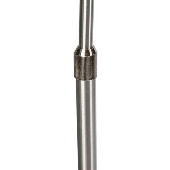 Booglamp staal met gele kap 35/35/20 - XL