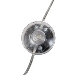 Booglamp staal met gele kap 35/35/20 - XL