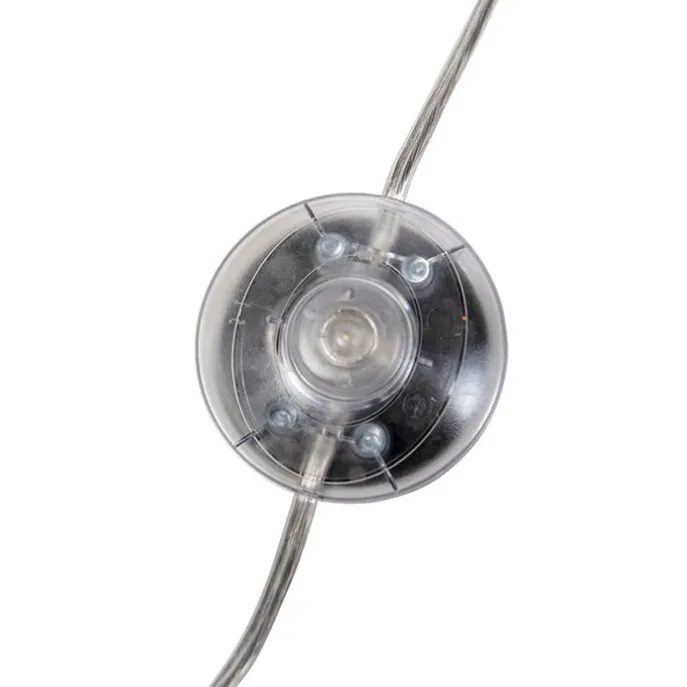 Booglamp staal met gele kap 35/35/20 - XL