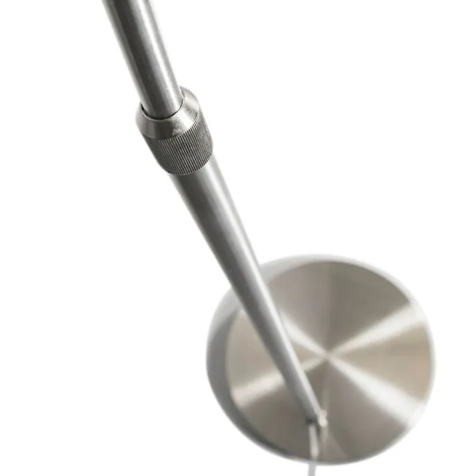 Booglamp staal met gele kap 35/35/20 - XL