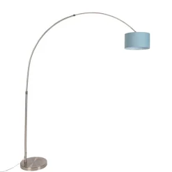 Booglamp staal met kap 35/35/20 blauw verstelbaar - XL