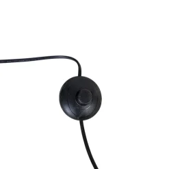 Booglamp staal met marmeren voet wit verstelbaar - XXL