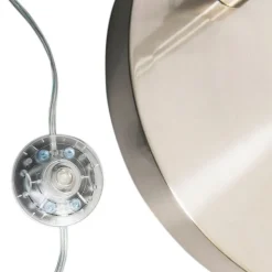 Booglamp staal mosgroene kap 50/50/25 - XL