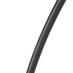 Booglamp zwart velours kap taupe met goud 50 cm - XXL