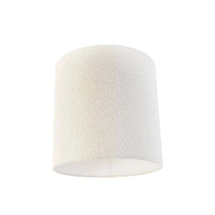 Boucle lampenkap wit 40/40/40