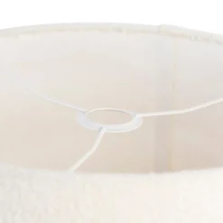 Boucle lampenkap wit 40/40/40