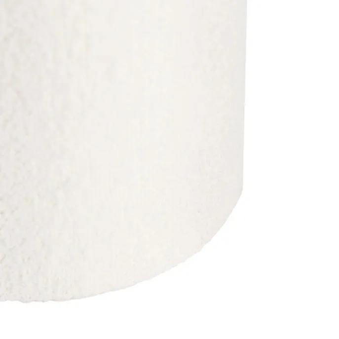 Boucle lampenkap wit 20/20/20