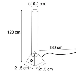 Bubbelbuis 9,5 liter grijs incl. LED - Sealife