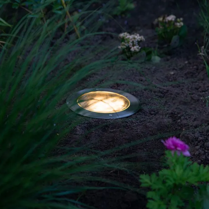 Buiten grondspot staal AR111 verstelbaar IP65 - Delux Honey