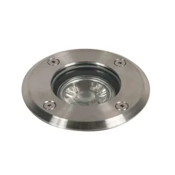 Buiten grondspot staal 11cm IP67 - Basic Round