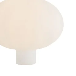 Buiten hanglamp wit 35 cm met rode stekker IP44 - Pion