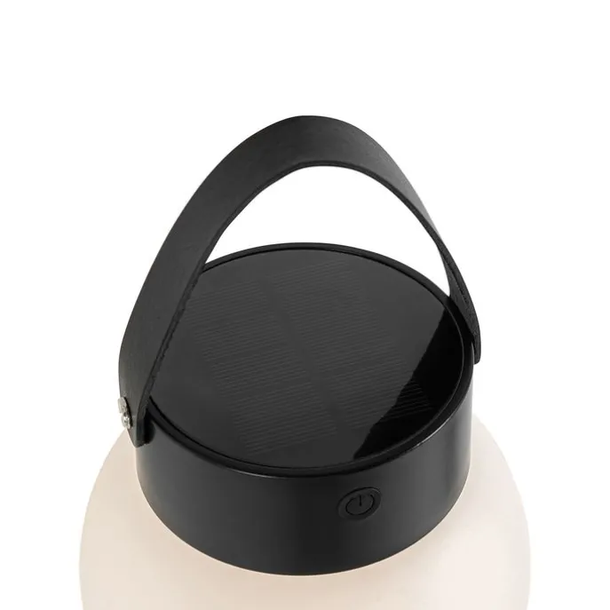 Buiten hanglamp zwart incl. LED 3-staps dimbaar solar - Cornelia