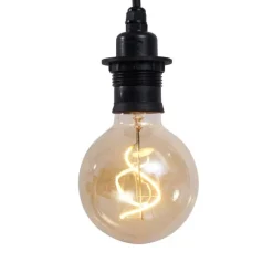 Buiten hanglamp zwart IP44 - Cava