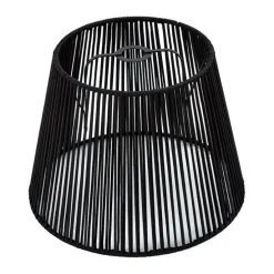 Buiten lampenkap met zwart touw IP54 40/28/30