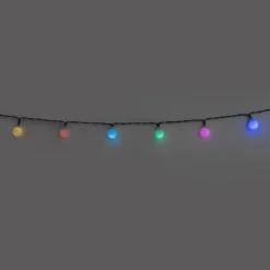 Buiten lichtsnoer 7m incl. LED 50-lichts RGBW solar- Festival