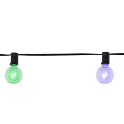 Buiten lichtsnoer 10m incl. LED 10-lichts RGBW solar - Russell