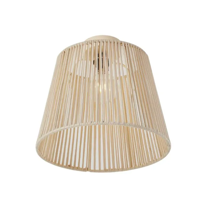 Buiten plafondlamp met beige touw IP54 - Jayla